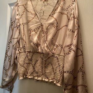 Beautiful  chain print blouse for woman new